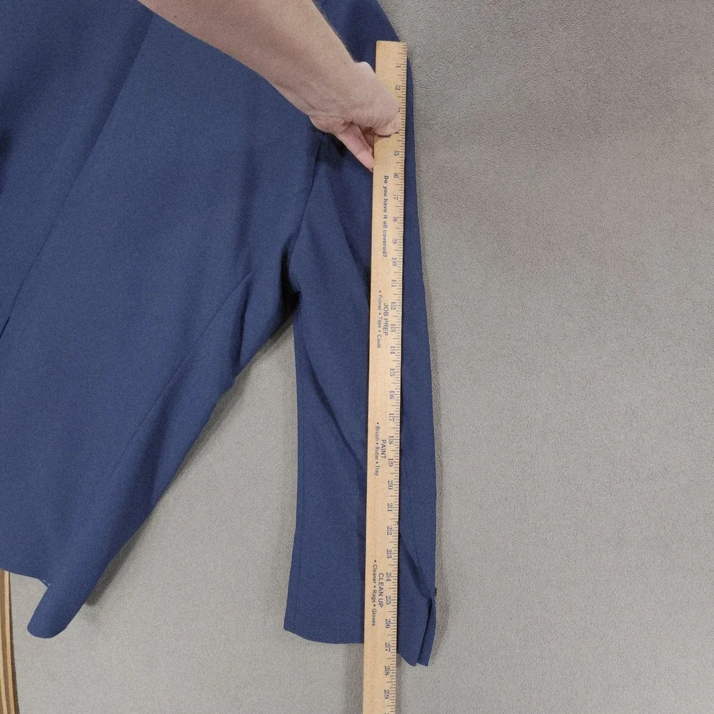 Stafford Sport Coat Men 56L Long Navy Performance Travel Big Tall Stretch Blazer - Picture 8 of 12